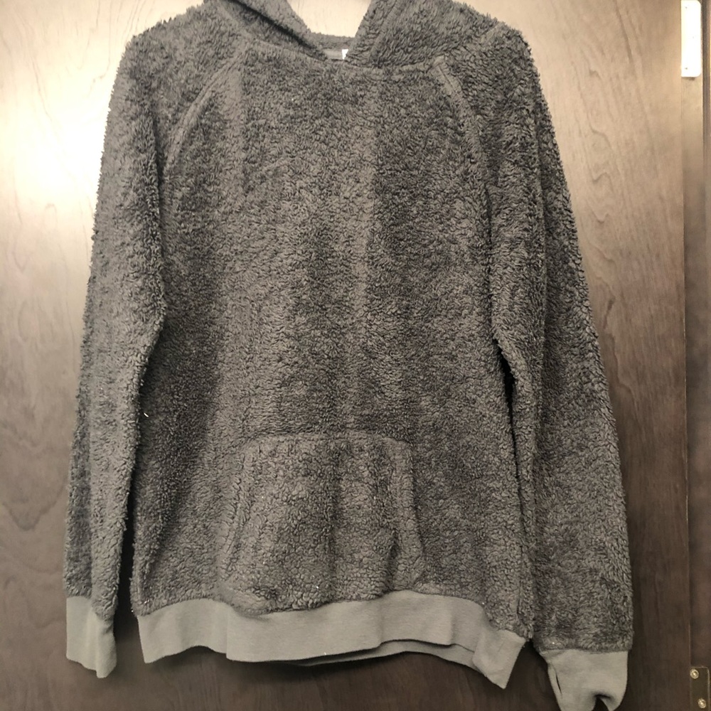 Dark grey Sherpa sweatshirt